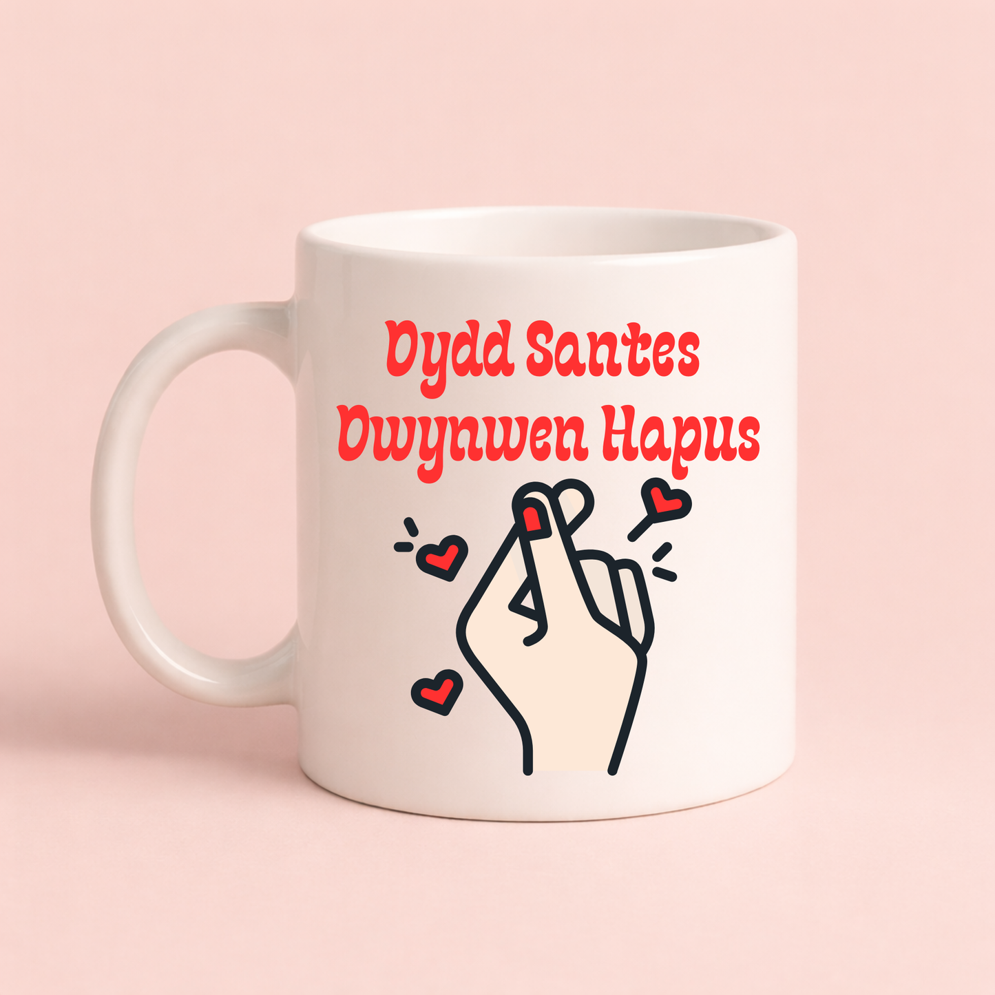 Dydd Santes Dwynwen Hapus Mug – Welsh Valentine’s Day Gift