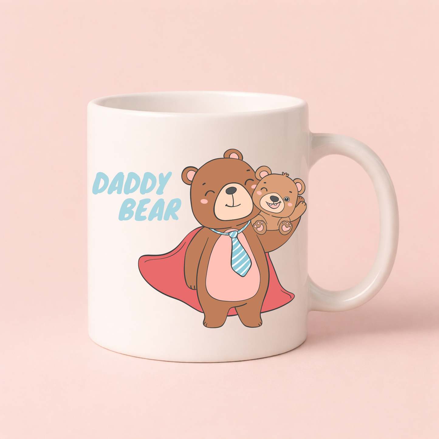 Daddy Bear Mug – Cute Father’s Day Gift from Baby, Dad Mug, New Dad Gift
