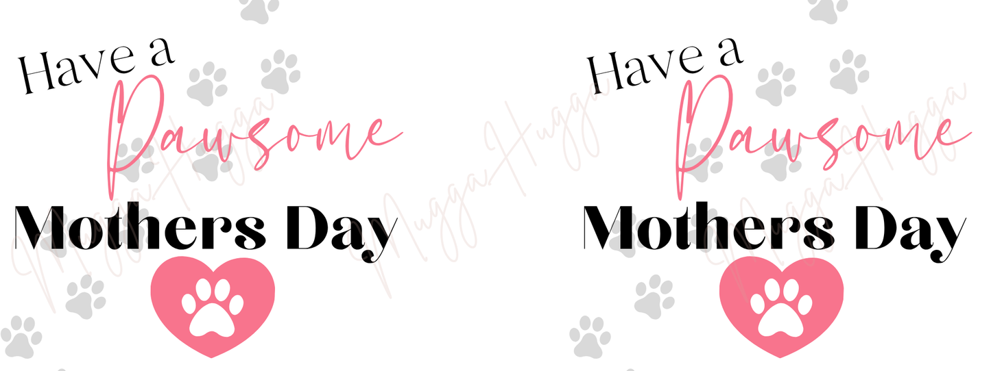 Pawsome Mother’s Day Mug – Funny Dog Mum / Cat Mum Gift for Mother’s Day