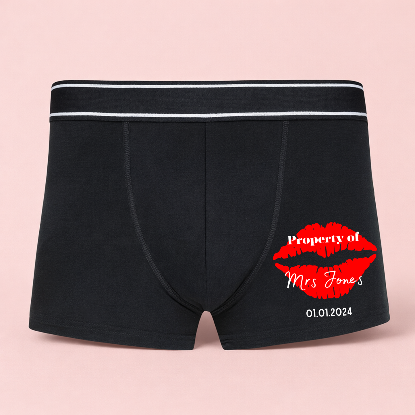 Property of Mrs – Personalised Wedding Boxers